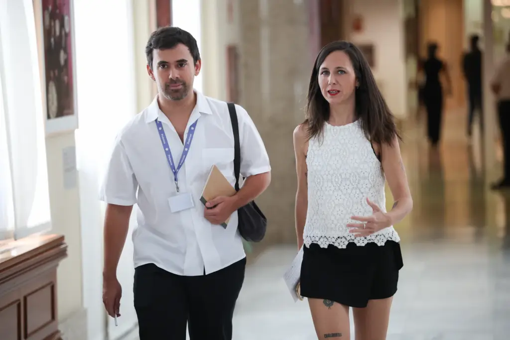 The general secretary of Podemos, Ione Belarra, arriving at the Board of Spokespersons of the Congress of Deputies, on September 15, 2026, in Madrid (Spain).
15 SEPTEMBER 2026
Alejandro Martínez Vélez / Europa Press
15/09/2026