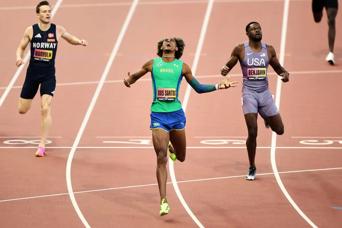 The magical spontaneity of Alison dos Santos colors the end of the Ultimate with happiness