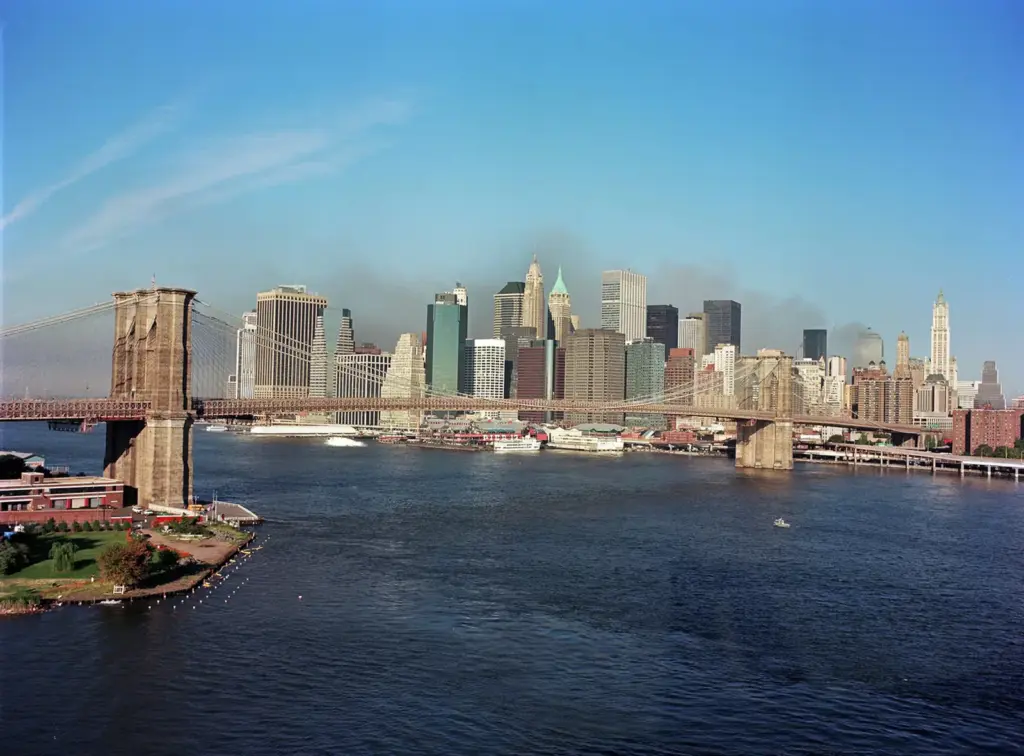 Lower Manhattan, September 17, 2001, six days after the jihadist attack on the World Trade Center. Photo by David Monderer.