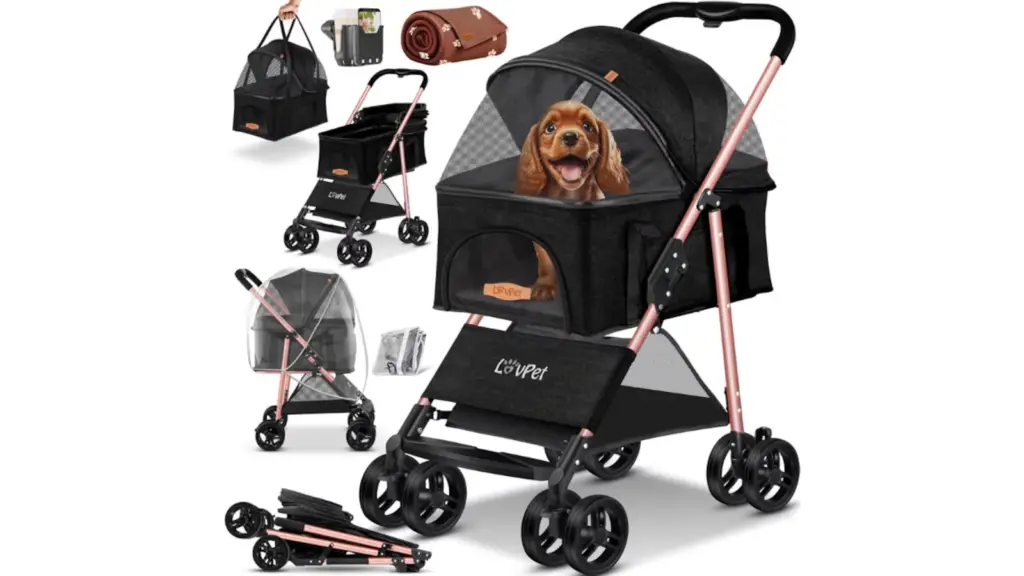 Dog Stroller that Serves as a Carrier.