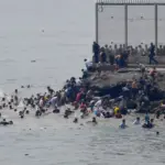 The CNI warned Morocco, the Government Delegation, and the Civil Guard of “calls” in groups with 180,000 members the day before the massive entry into Ceuta