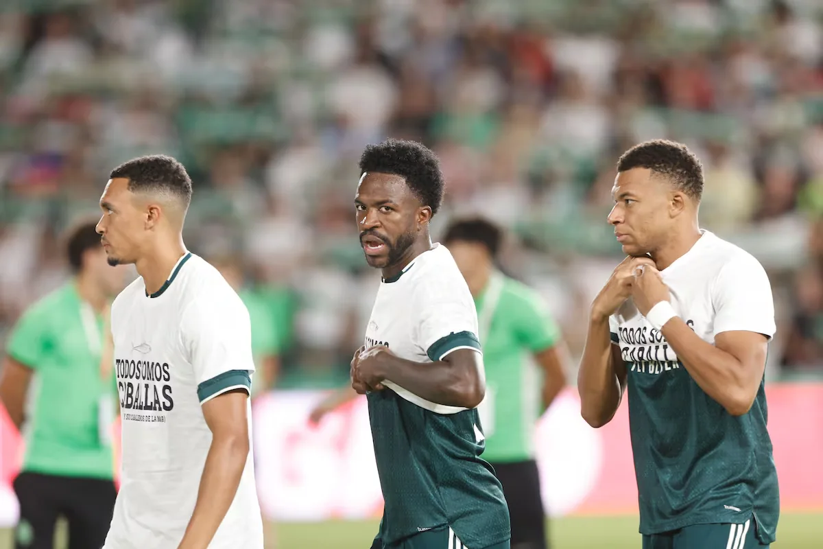 Vinicius, Mbappé and Konaté distance themselves from the tribute that the Elche - Real Madrid footballers pay in support of Ceuta