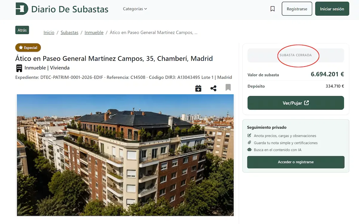 The Ayuso Government delays the announcement of the penthouse purchase by one day