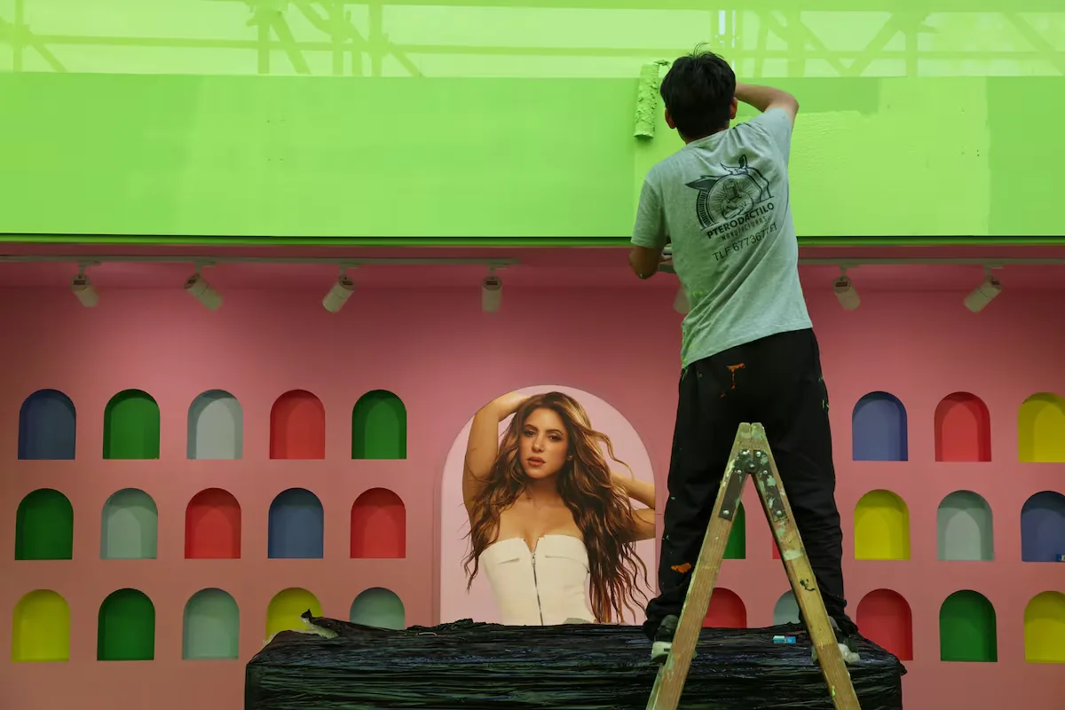 This is the "magical world" of Shakira in Madrid, to the greater glory of the singer