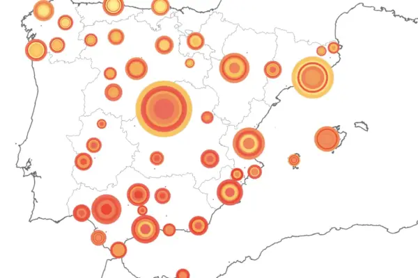 From poor cooling in Granada to little urban greenery in Madrid or Barcelona: this is the atlas that measures the endurance of cities against the heat