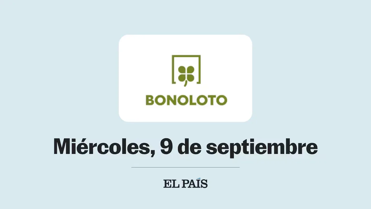Bonoloto: check draw for Wednesday, September 9