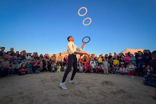 A traveling circus for the horror of Gaza