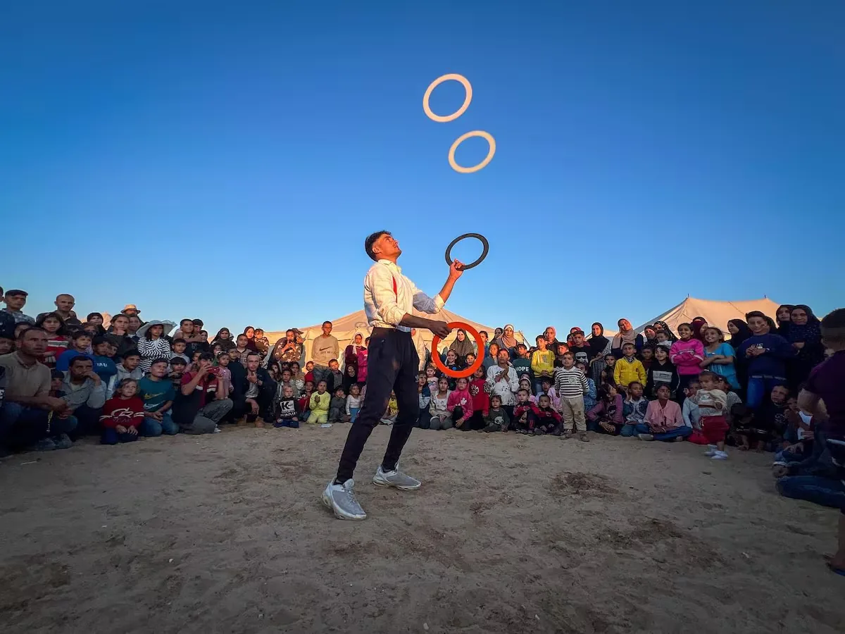 A traveling circus for the horror of Gaza