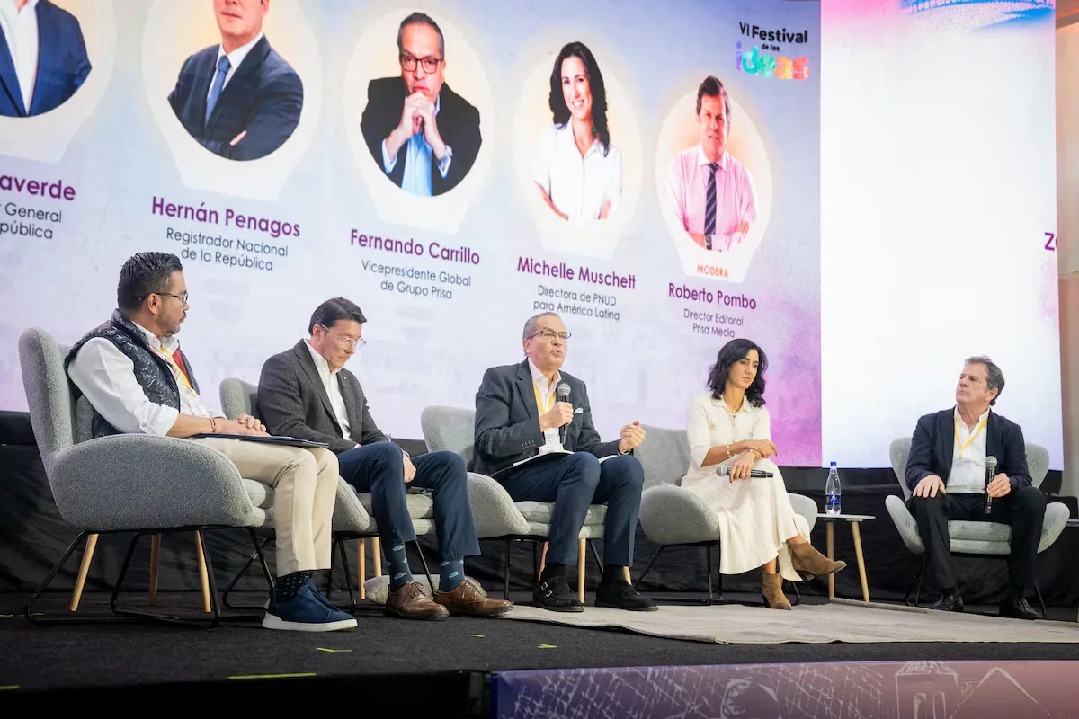 The challenges that generate distrust in democracy and polarization in Colombia, debated at the Festival of Ideas