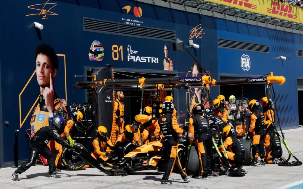 Antonelli celebrates Norris's jinx in Madrid