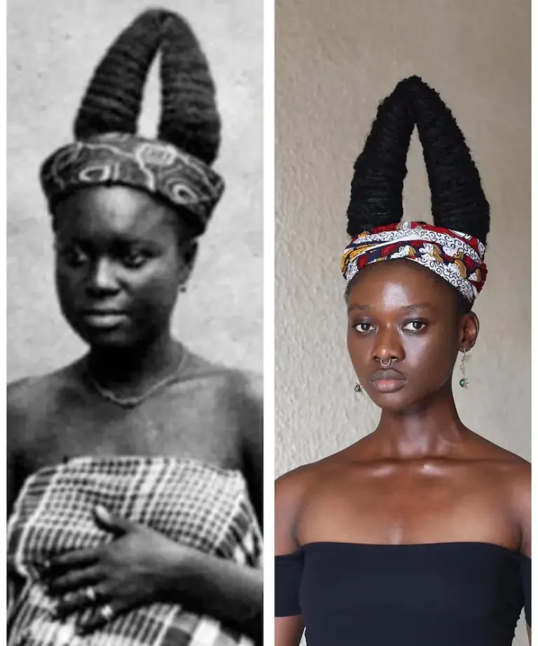 Laetitia Ky, the artist who uses her hair to reclaim Africa's precolonial identity: “Hair was a superpower and I wanted to claim it”