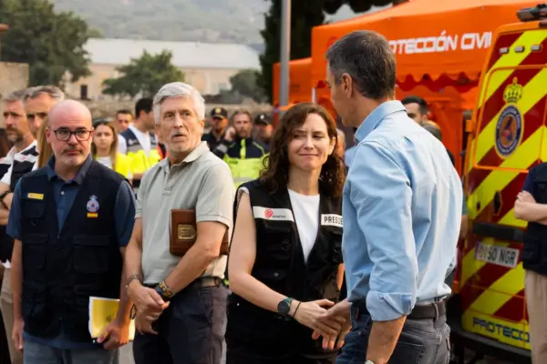 Sánchez and Ayuso clash in the Constitutional Court over Madrid's law to prosecute protests like the anti-Israel one at the Vuelta