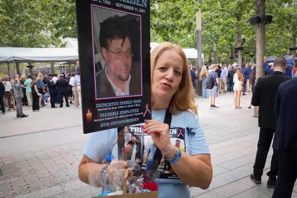Jennifer Nilsen, widow of Troy Nilsen, engineer killed in the Twin Towers on September 11, 2001.